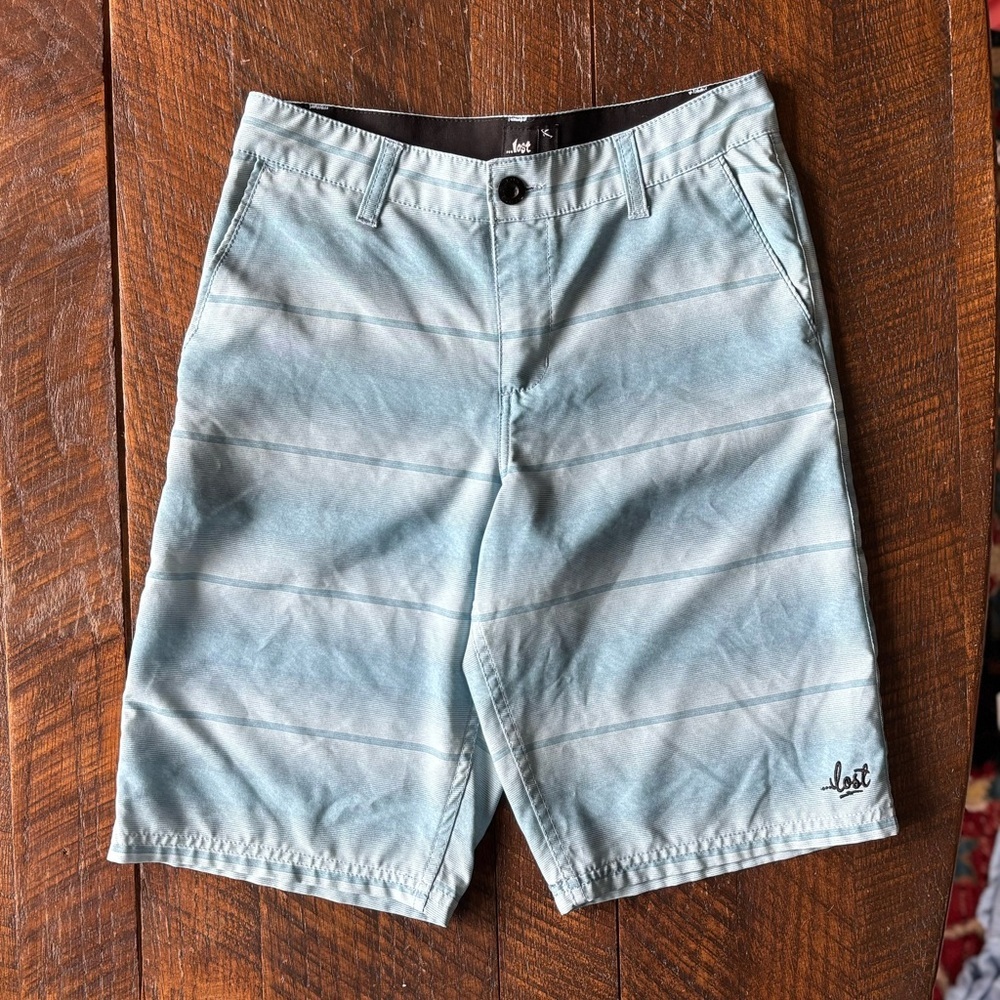 Boys Light Blue golf Shorts